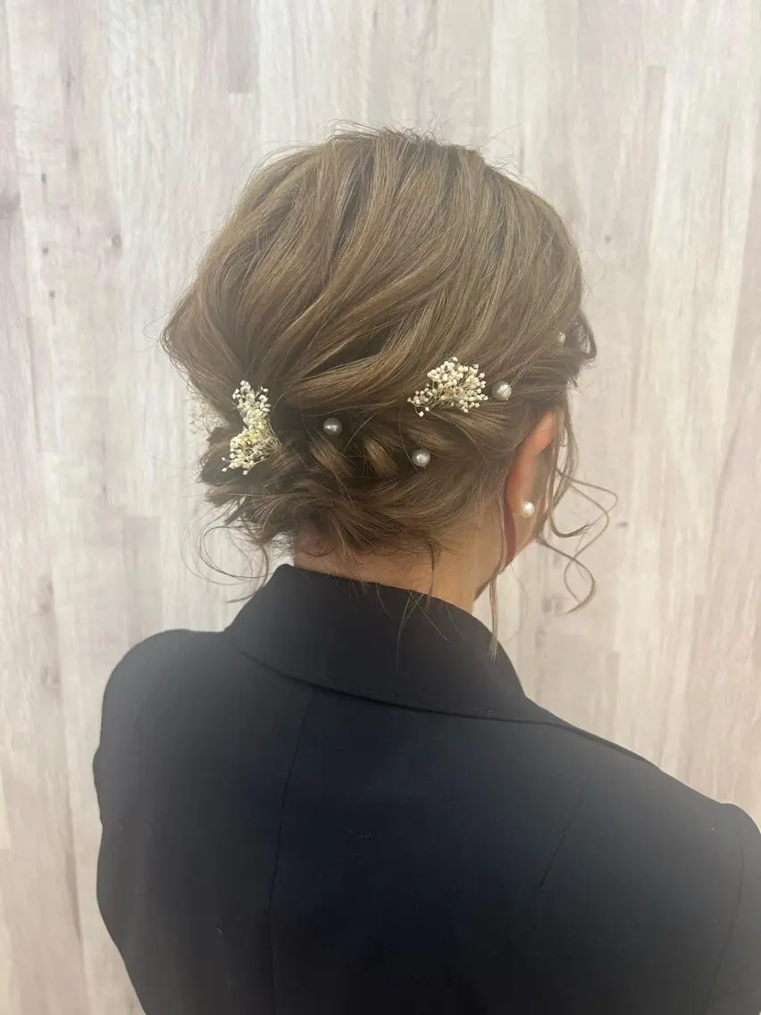ヘアアレンジ ネイル ヘアセット ヘアメイクネイリスト hidemi中目黒のヘアスタイル