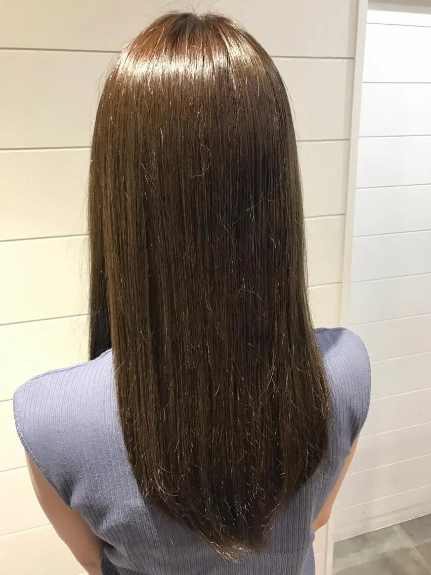 ロング カラー ベージュカラー 透明感カラー i sのヘアスタイル
