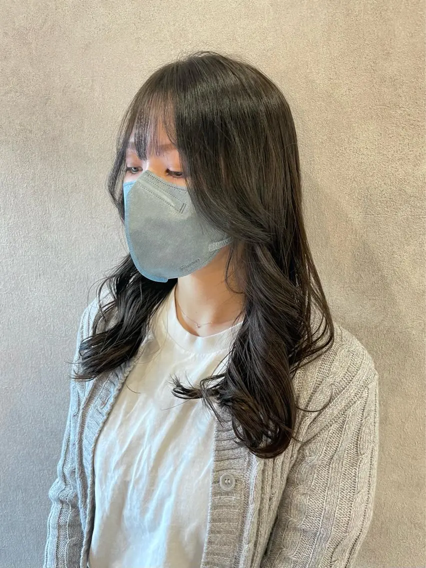 セミロング カラー カット ヘアカラー トリートメント ヘアセット ERINA🐸垢抜け ミディアム/レイヤーのヘアスタイル
