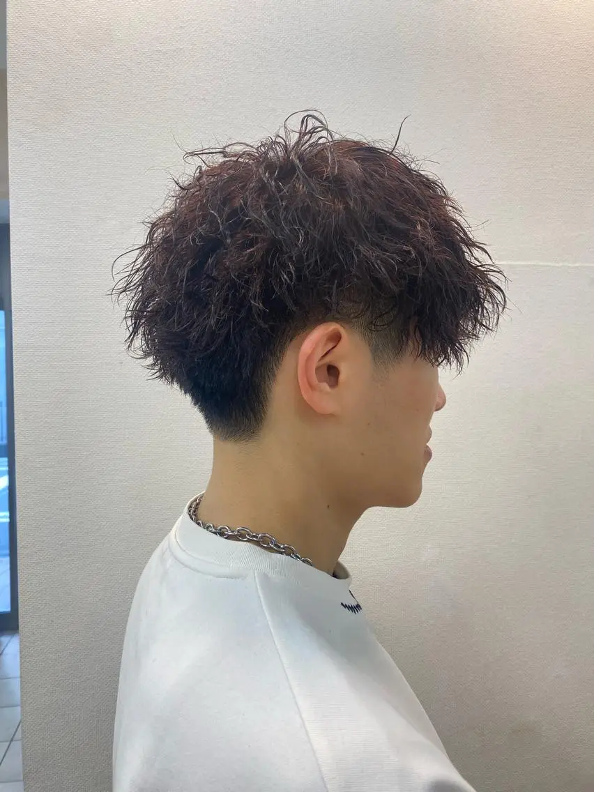 メンズ メンズパーマ カット ヘアカラー 中村 かずはのヘアスタイル