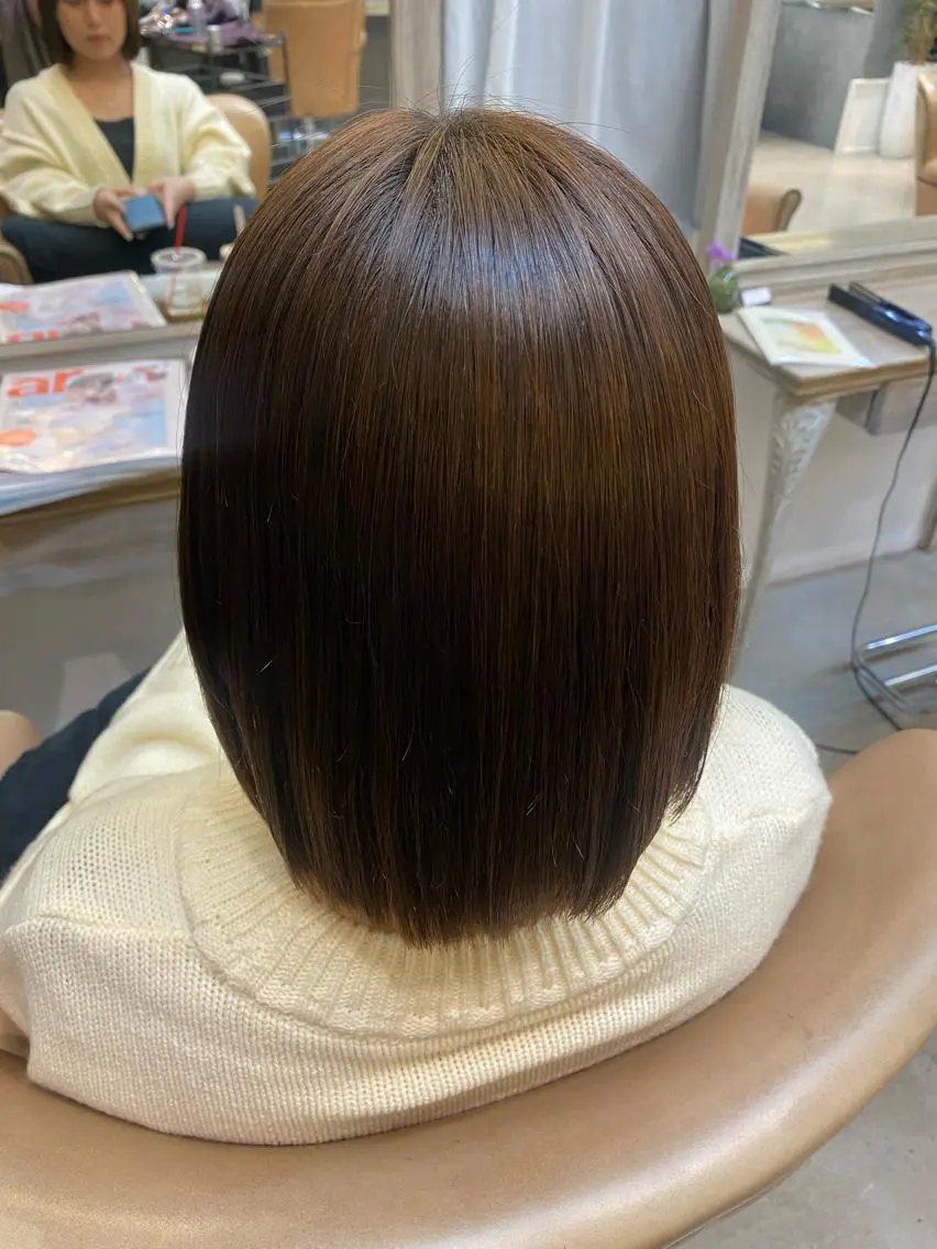 ショート 酸性ストレート カットモデル募集中 ／ Miyuのヘアスタイル