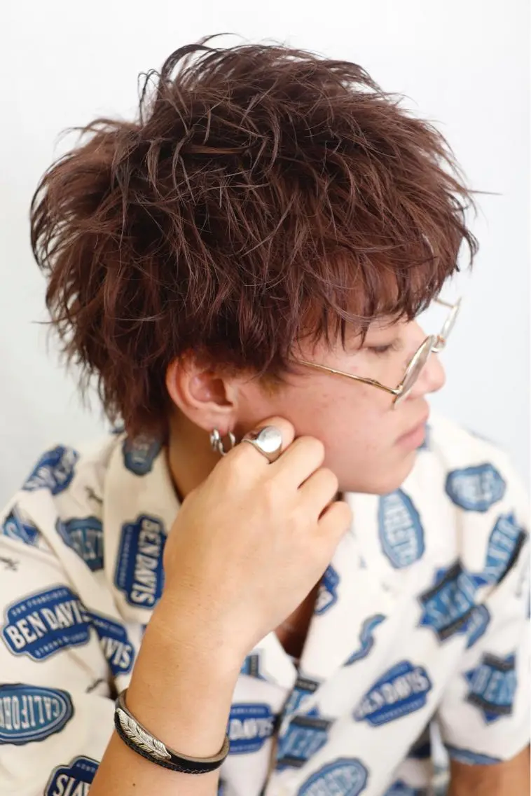 メンズ カット ヘアカラー トリートメント 佐藤 魁人のヘアスタイル