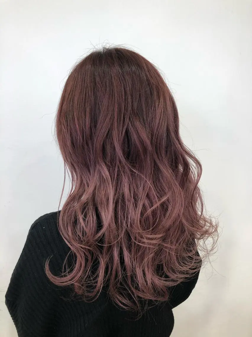 ロング カラー ヘアカラー メンズ特化 古賀陸斗のヘアスタイル