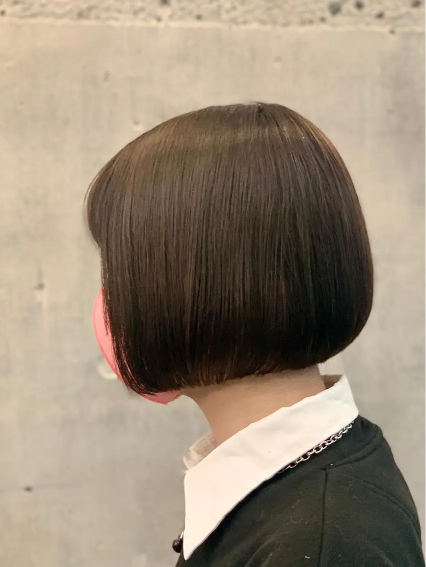 ミディアム ボブ クバガワ シュンのヘアスタイル