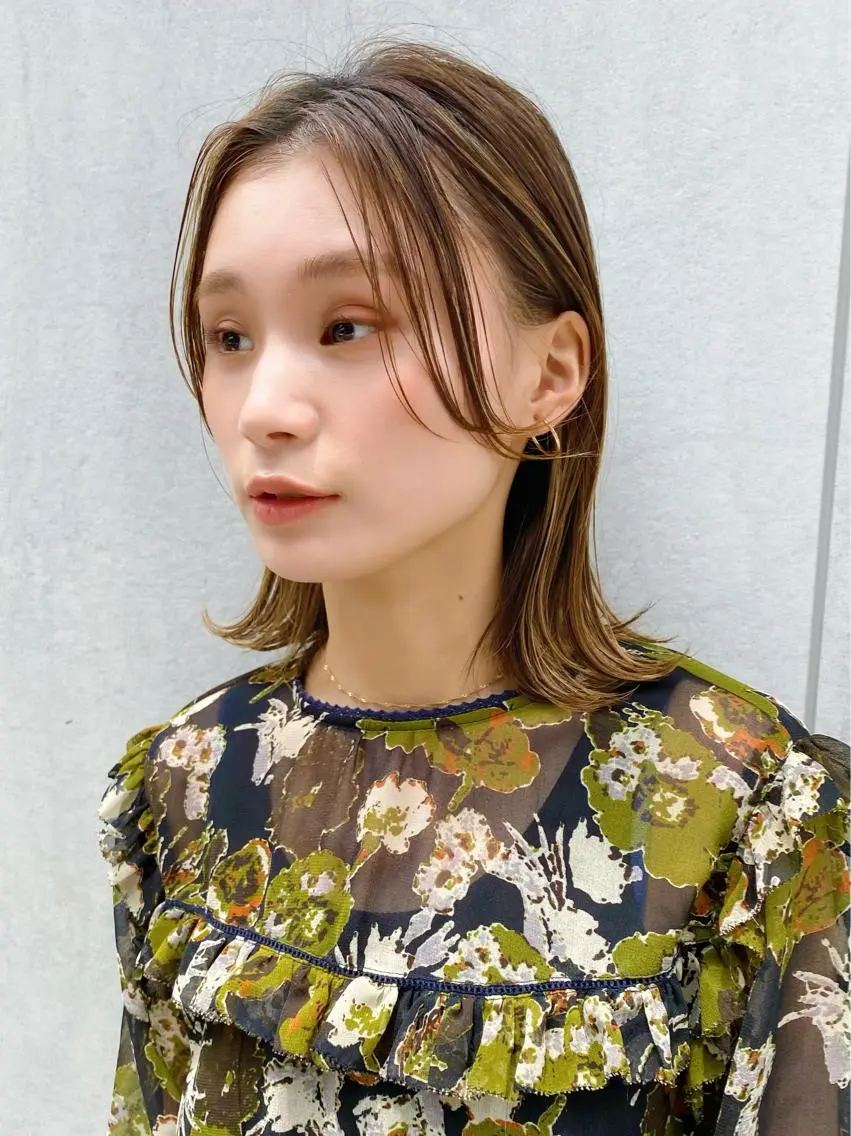 メンズ ミディアムヘア🌼 さきのヘアスタイル