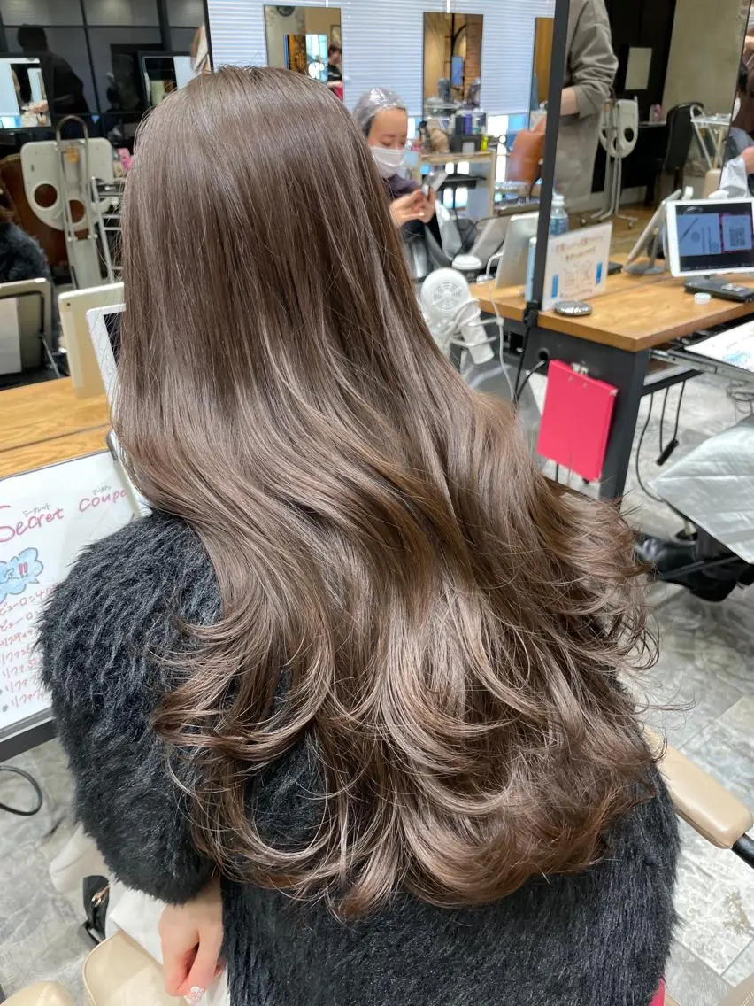 セミロング カット ヘアカラー トリートメント モテ髪🤍こなれヘア 藤山裕大のヘアスタイル