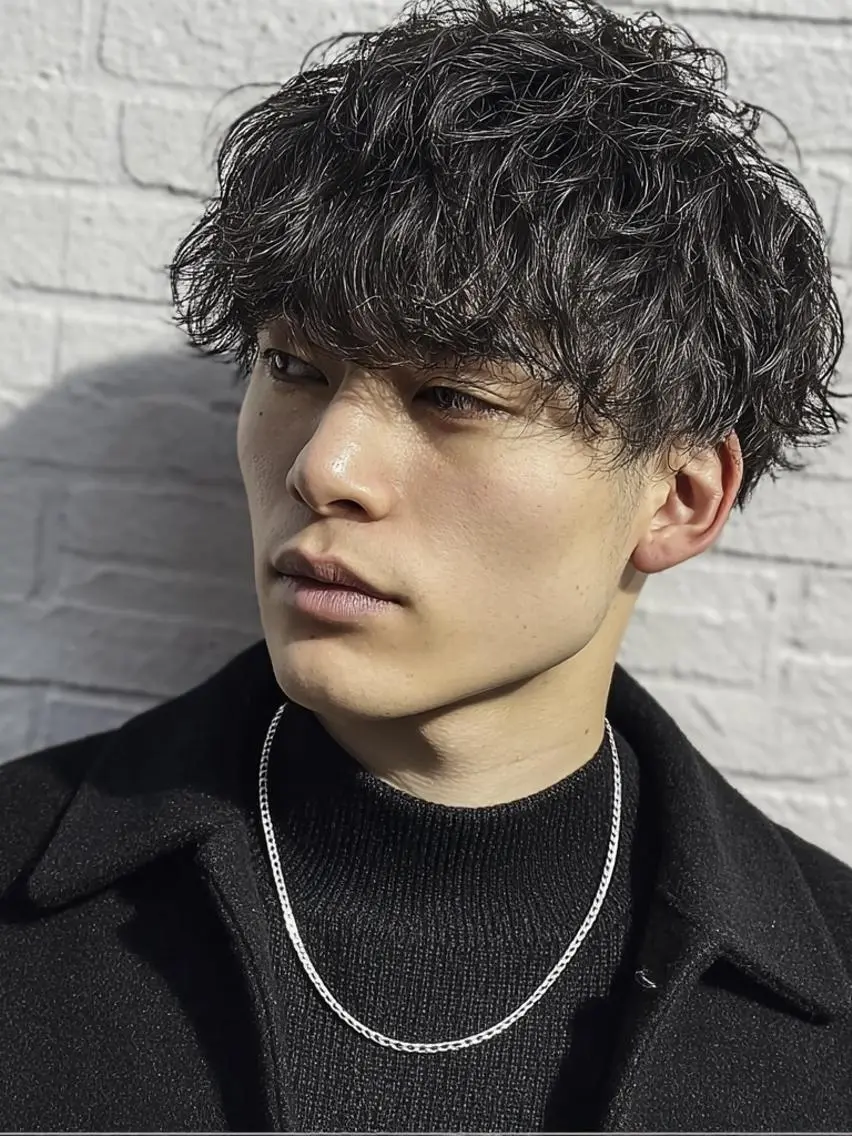ショート カット パーマ 🪽men’sカット 🪽パーマ🪽丸田のヘアスタイル