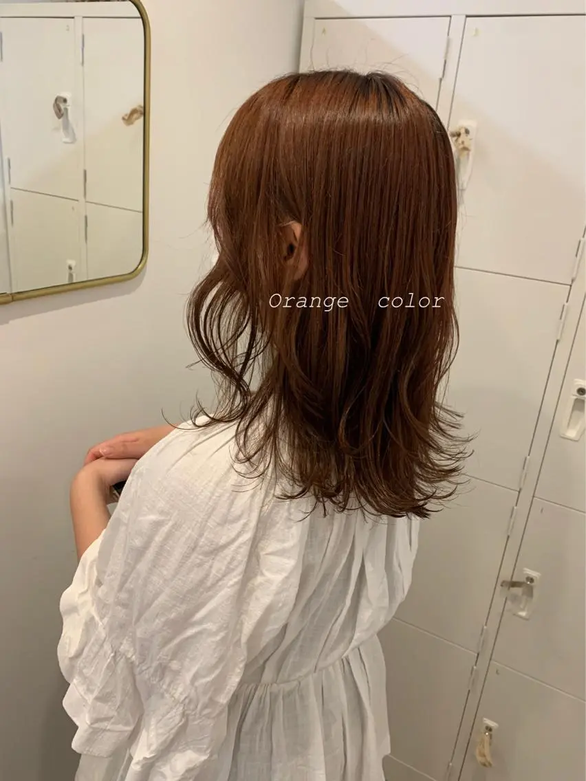セミロング カラー 佐藤 永夏のヘアスタイル