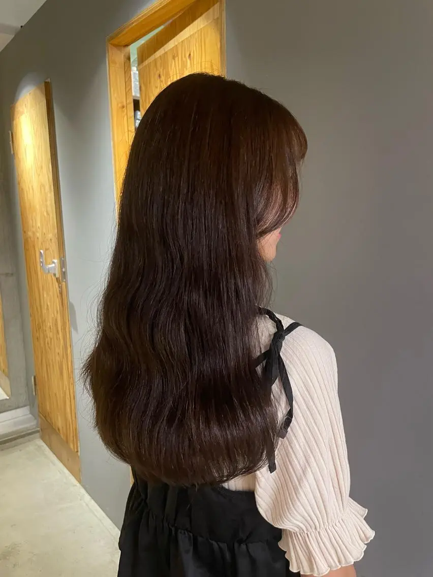 ロング カラー カット ヘアカラー トリートメント ヘッドスパ noa ☪︎のヘアスタイル