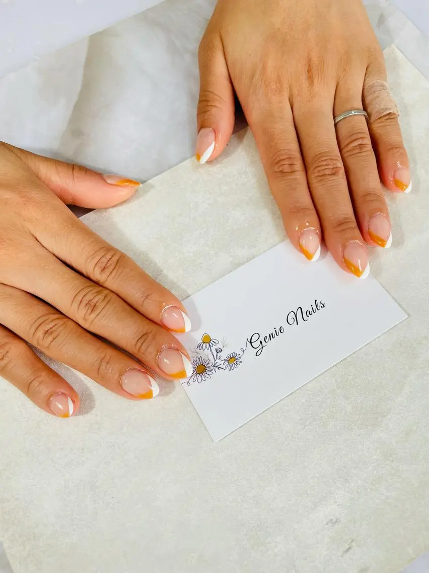 ネイル フレンチネイル シンプルネイル ハンドネイル Genie Nailsのネイルデザイン