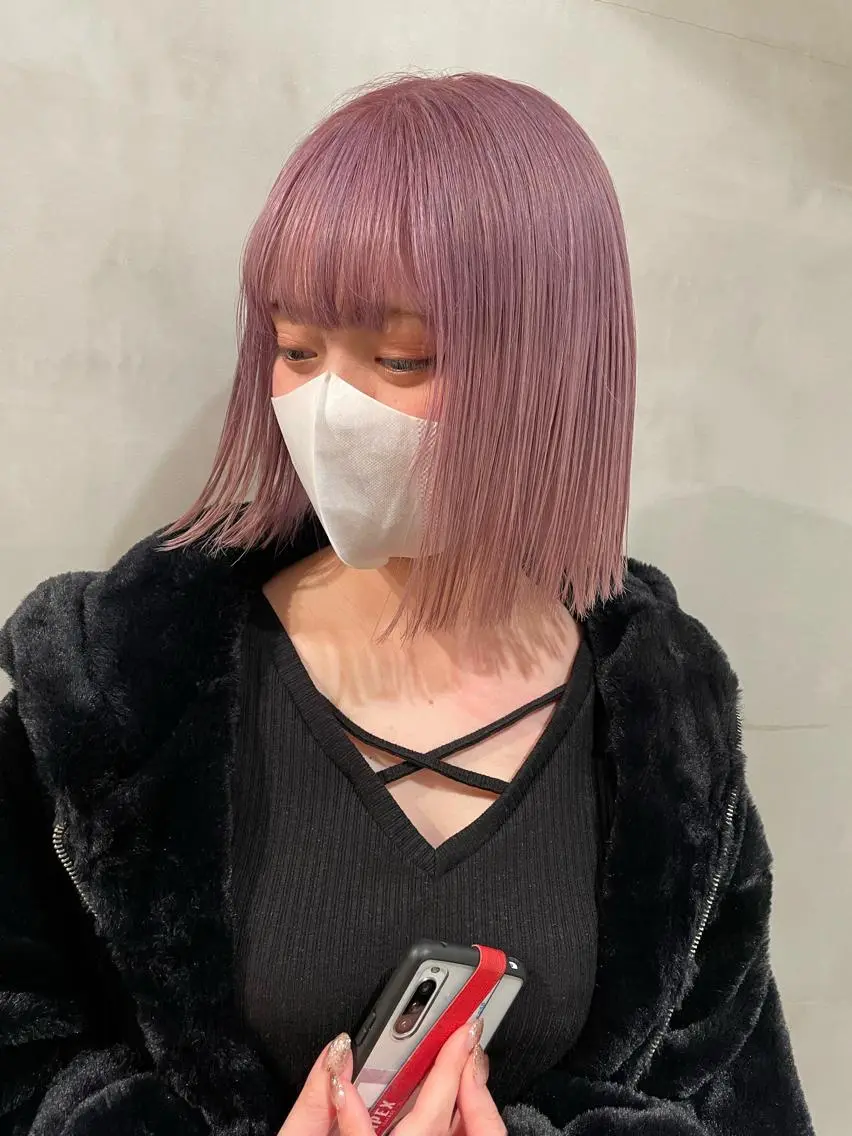 ミディアム カラー カット ヘアカラー トリートメント 優作 〜圧倒的信頼〜のヘアスタイル