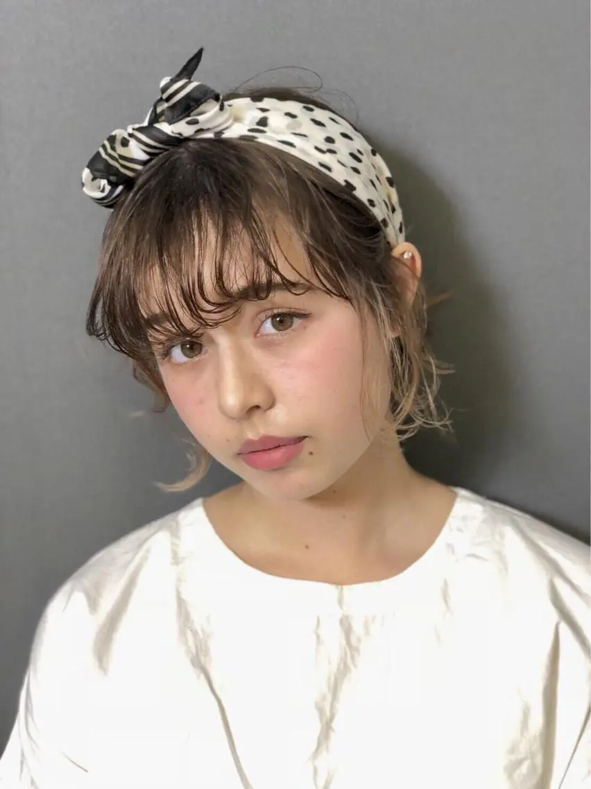 ショート ヘアアレンジ 緑川 瑞穂のヘアスタイル