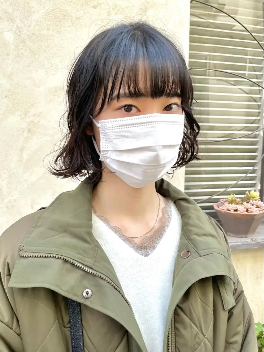 ショート パーマ 髪質改善 縮毛矯正/ レイヤー/銀座/本木のヘアスタイル