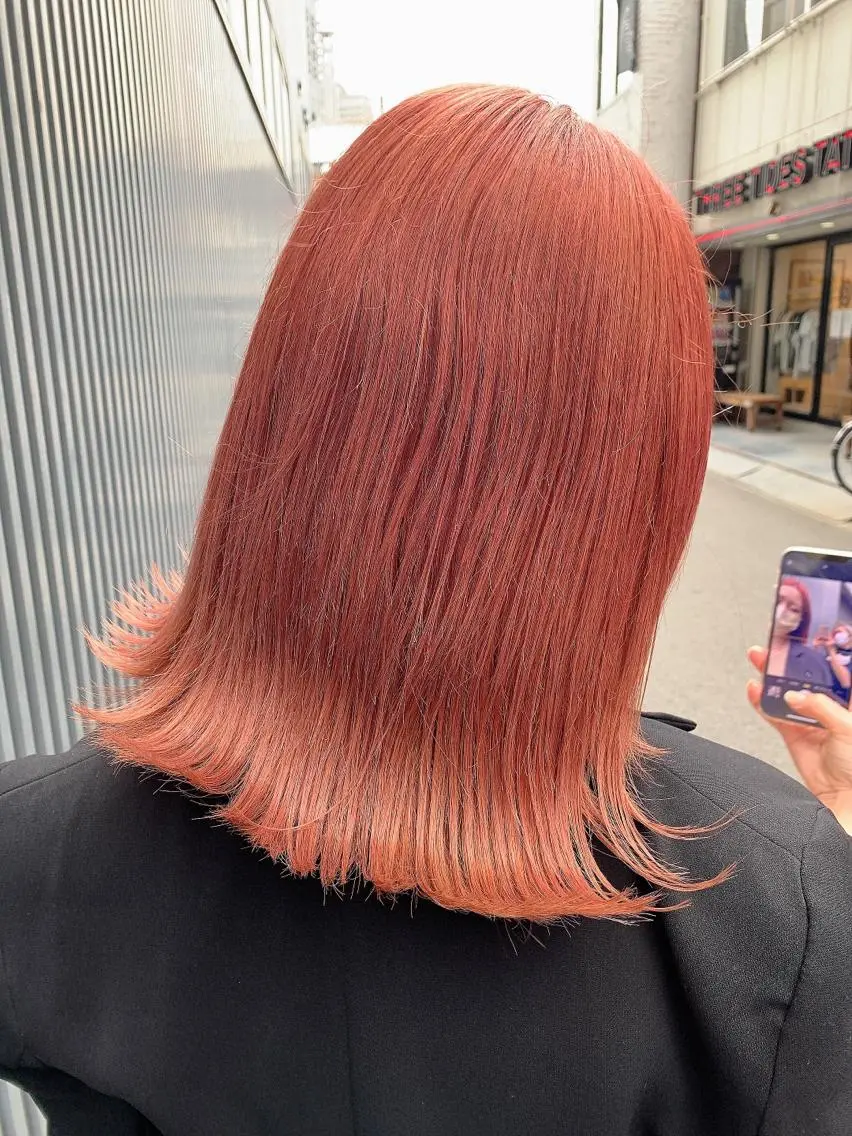 ショート カラー ダブルカラー トリートメント box  mico. mutsumiのヘアスタイル