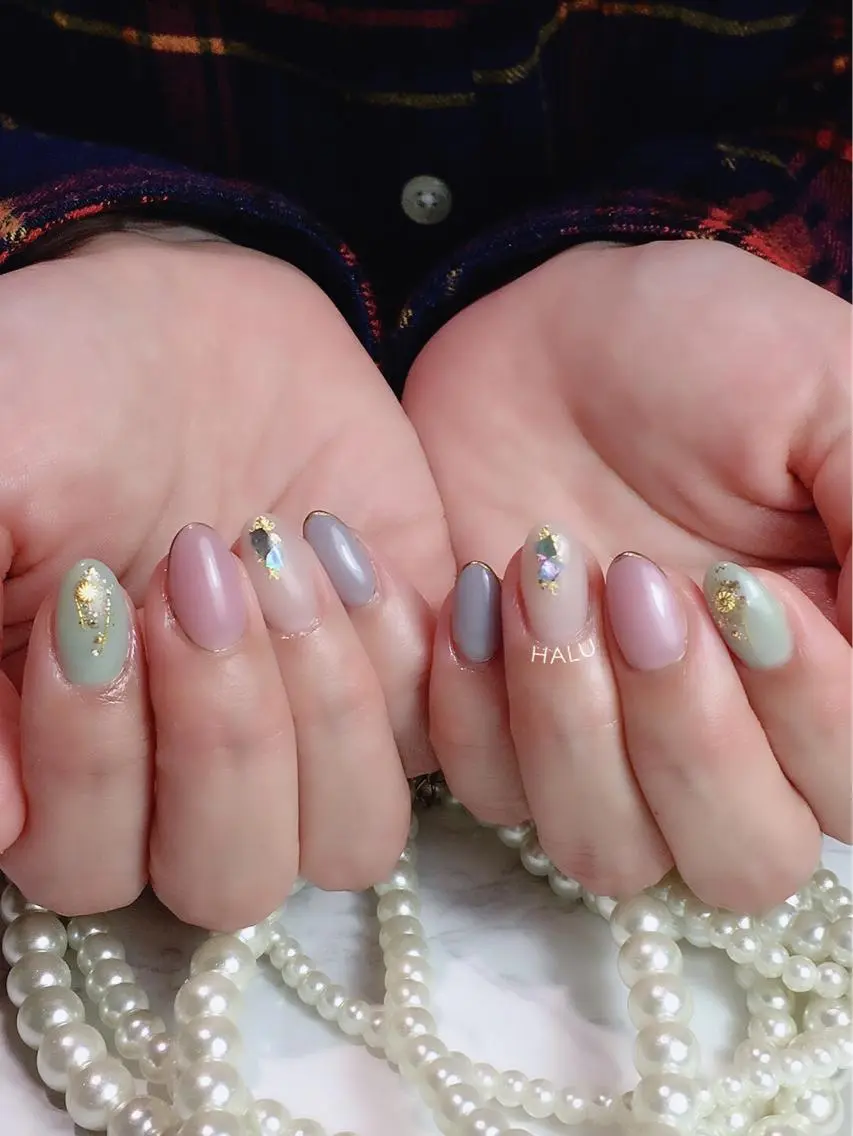 ネイル 春ネイル HALU ハルのネイルデザイン