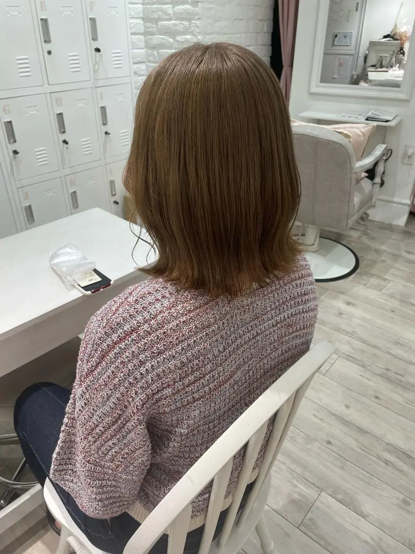 ミディアム カラー miyu /大阪美容室のヘアスタイル