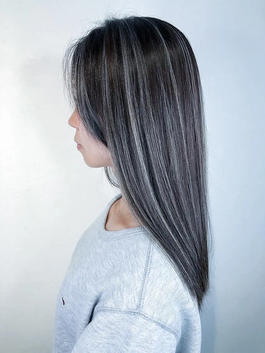 ロング カラー ヘアアレンジ VIM hairおもろまち店のヘアスタイル