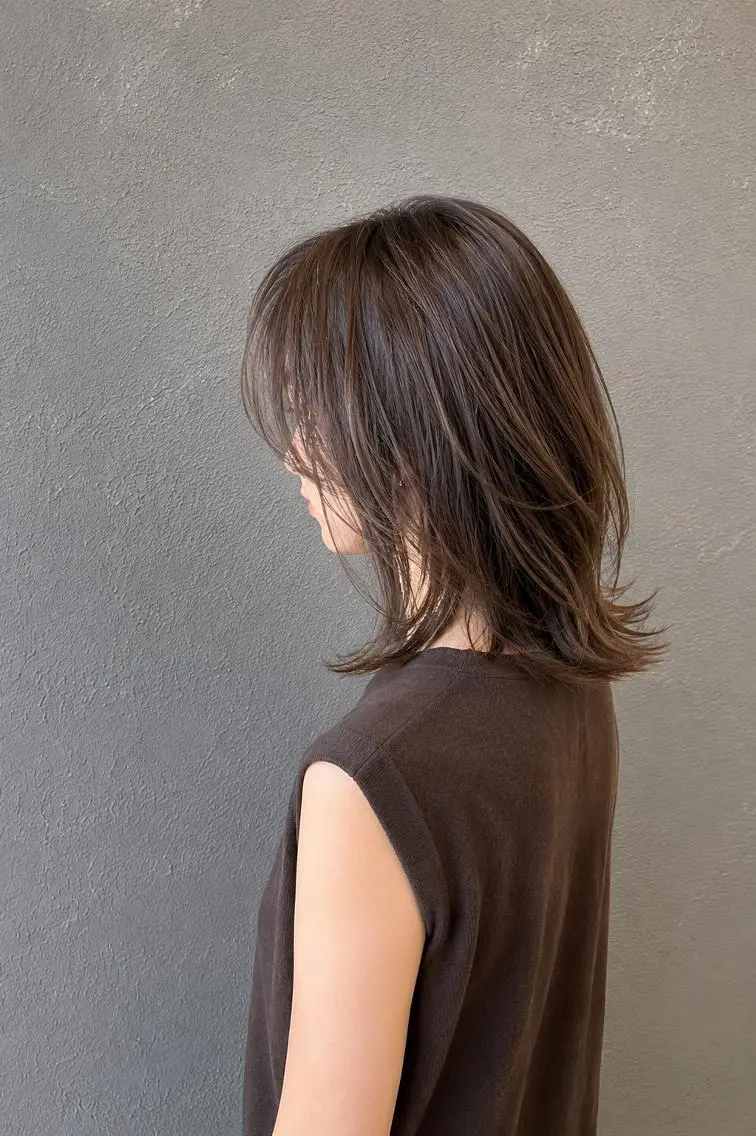 ミディアム 脇田 麗乃のヘアスタイル