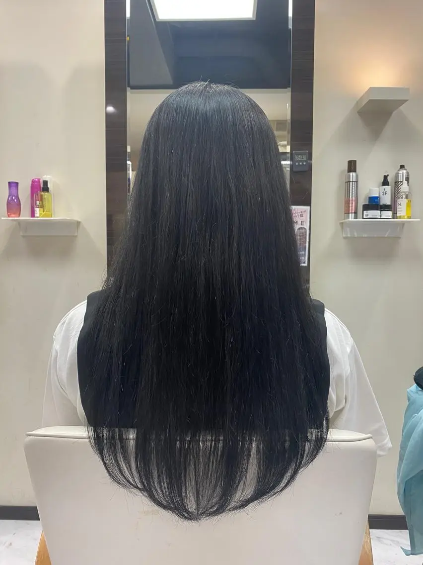 ロング レイヤーカット シャギー 目黒 碧人のヘアスタイル