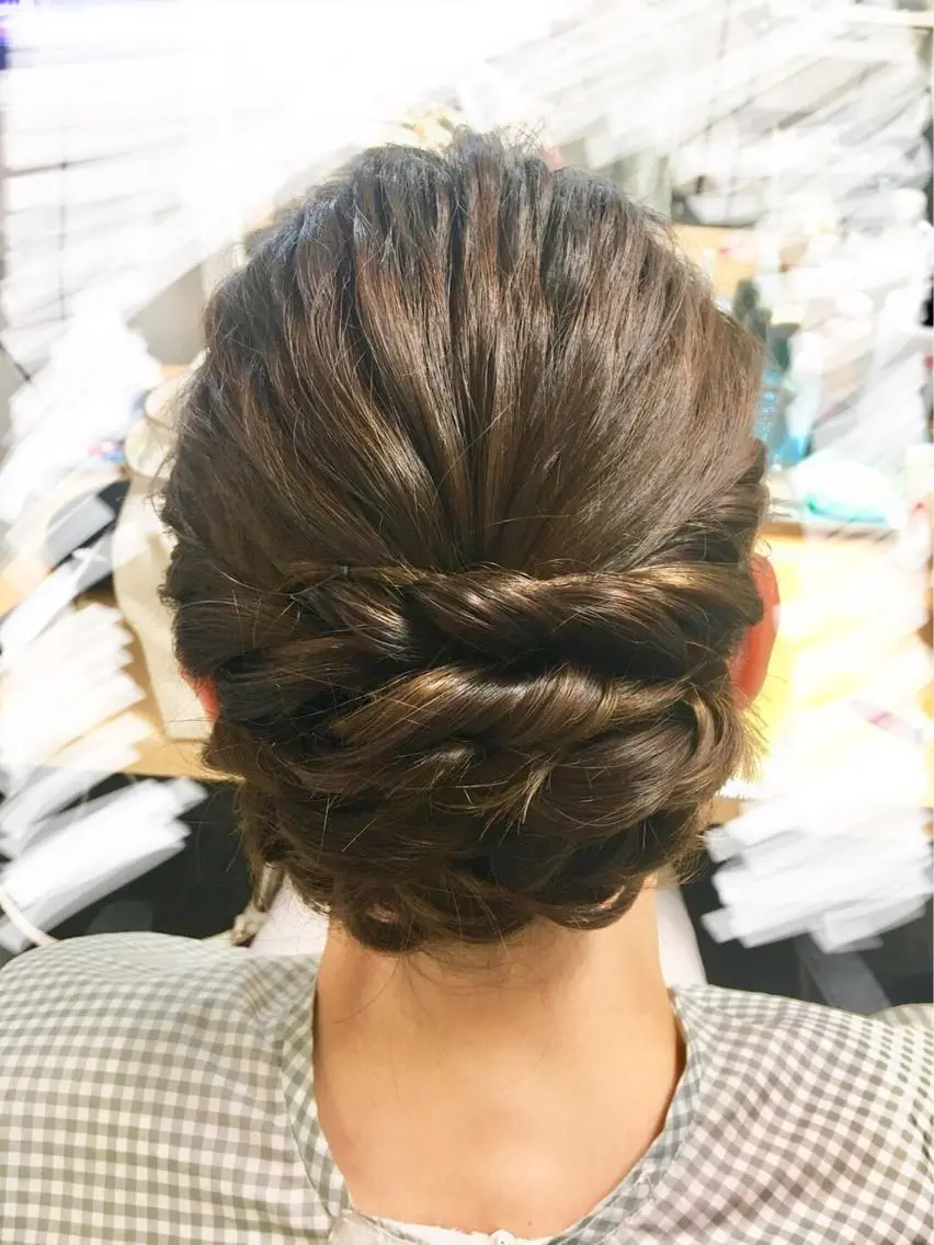 セミロング ヘアアレンジ 🍎みついじゅん🍏 ボブ指名No.1のヘアスタイル