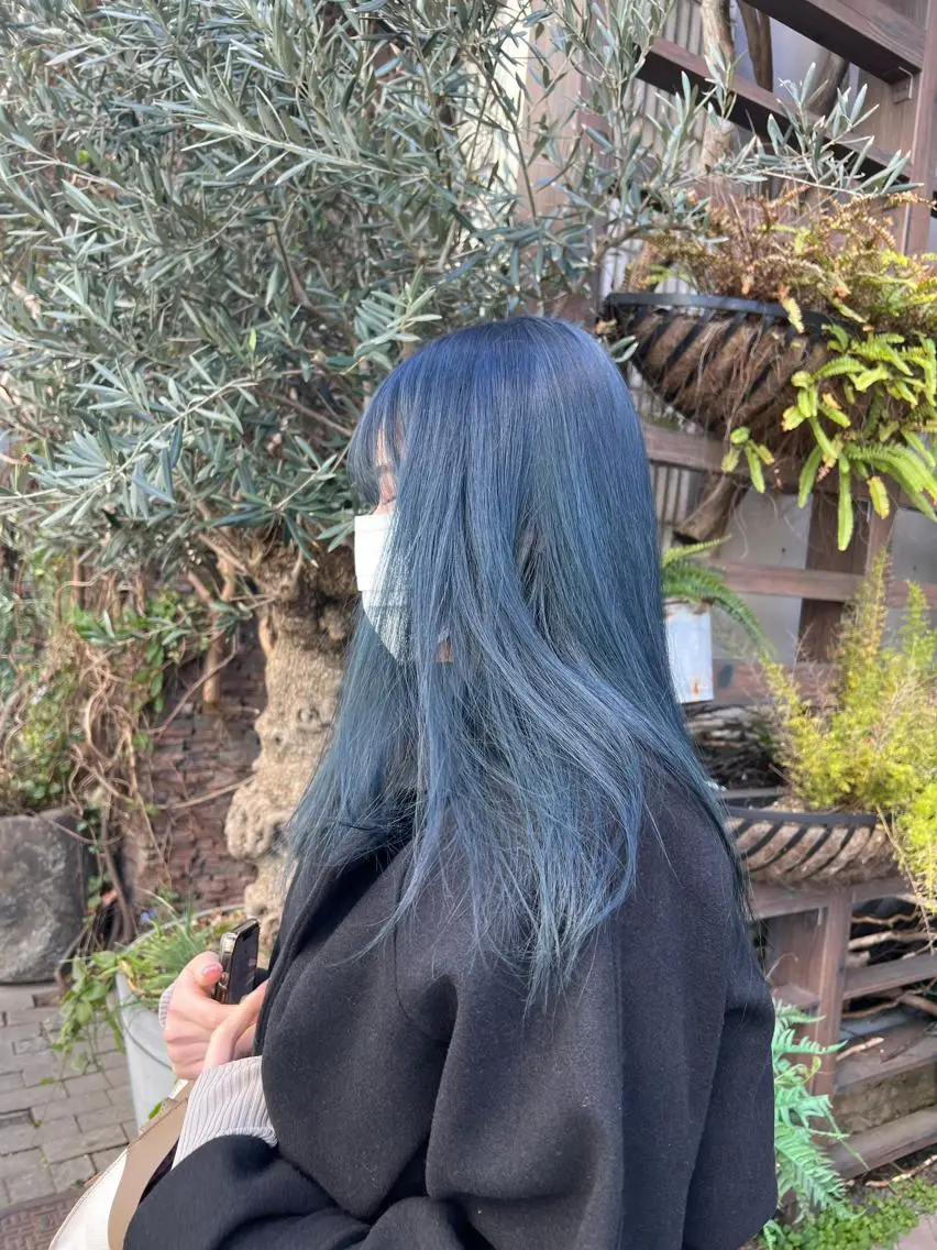 セミロング トリートメント 似合わせレイヤー ＆縮毛矯正のヘアスタイル