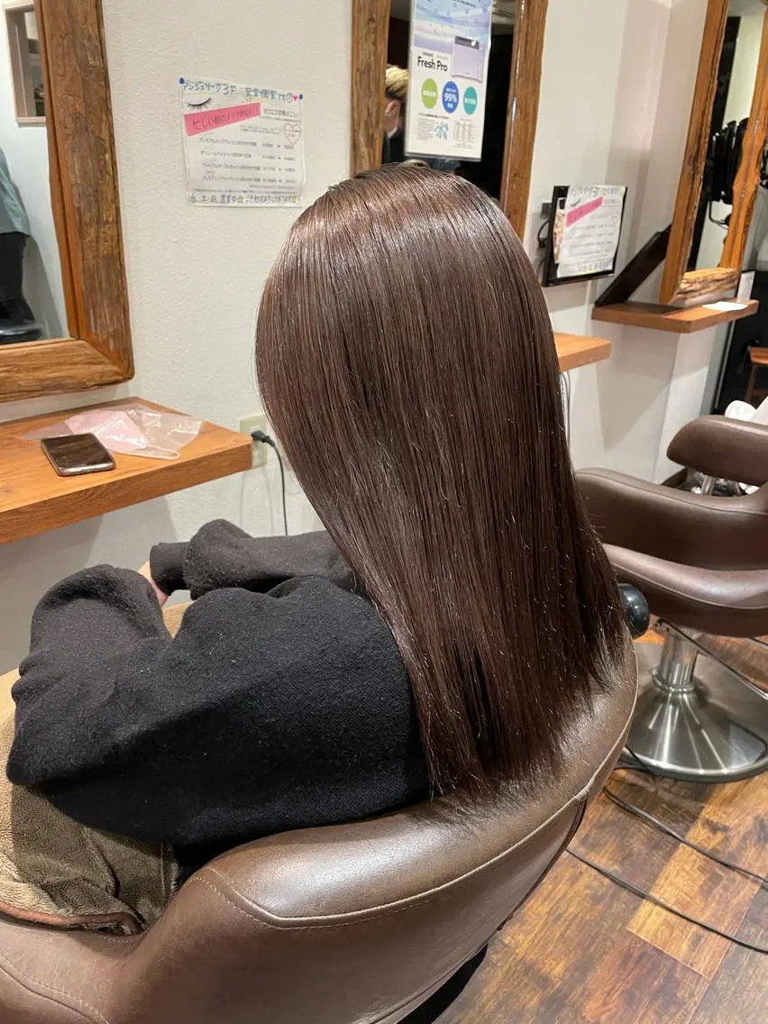 セミロング カラー ヘアカラー Wataru 髪質改善カラー💎のヘアスタイル