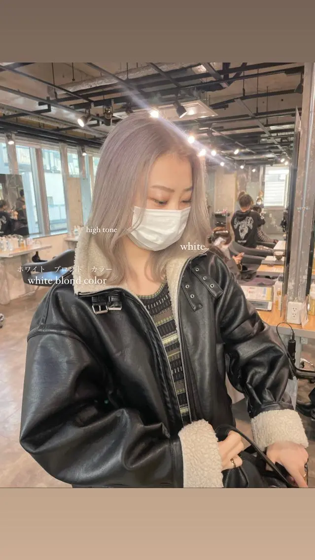 ミディアム カラー パーマ ヘアアレンジ メンズ キッズ ネイル マツエク・マツパ アイブロウ メンズブリーチ ブリーチ 透明感カラー・レイヤ ー🎀amika🎀のヘアスタイル