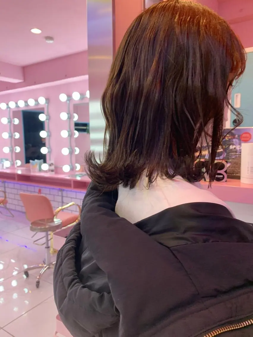 ミディアム 似合わせカット 心斎橋/ブリーチ minamiのヘアスタイル