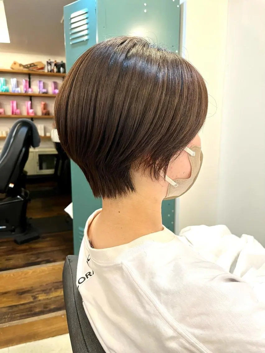 ショート カラー ショートヘア カット ヘアカラー トリートメント 🍒【Lib】 AIRI 🍒のヘアスタイル