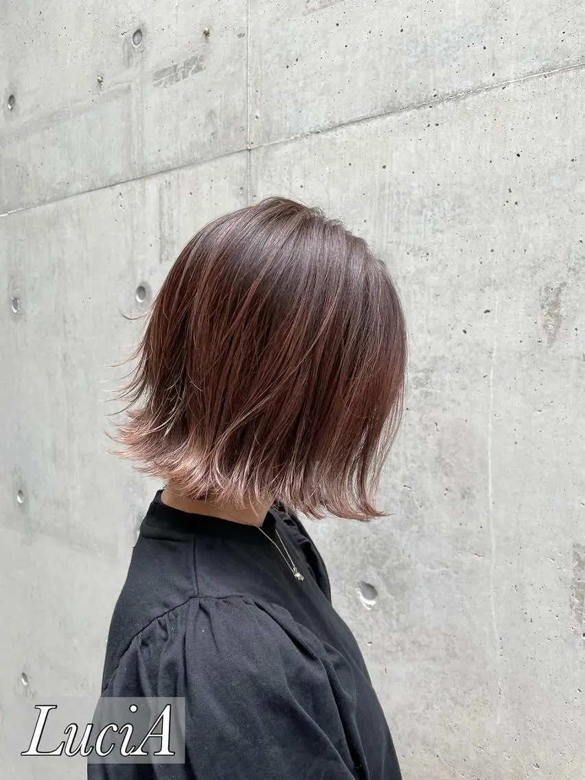 ロング カラー ヘアアレンジ ブリーチ ケアブリーチ ダブルカラー グラデーションカラー イルミナカラー LuciA/エクステ カラー7:30〜のヘアスタイル