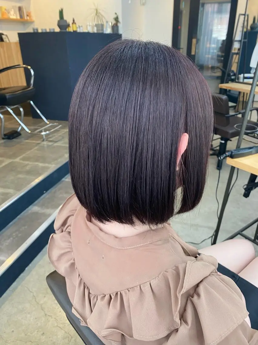 ショート カラー ブラウンカラー ピンクカラー ピンクブラウン 暖色系特化さくら /福岡天神/レイヤーのヘアスタイル