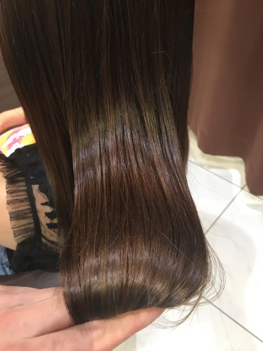 ロング カラー イルミナカラー 店長 小池アキトのヘアスタイル
