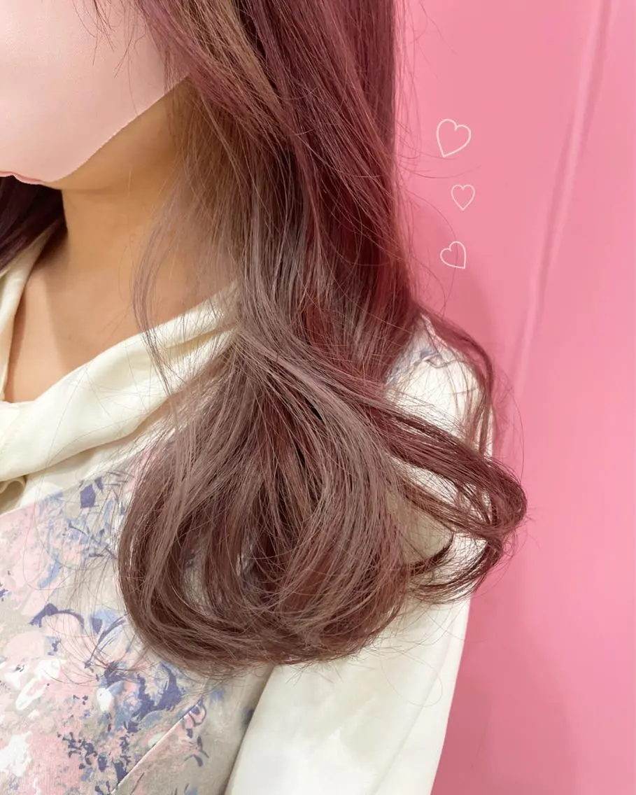 セミロング カラー 新宿駅近♡個室 ♡関口三都季🌜のヘアスタイル