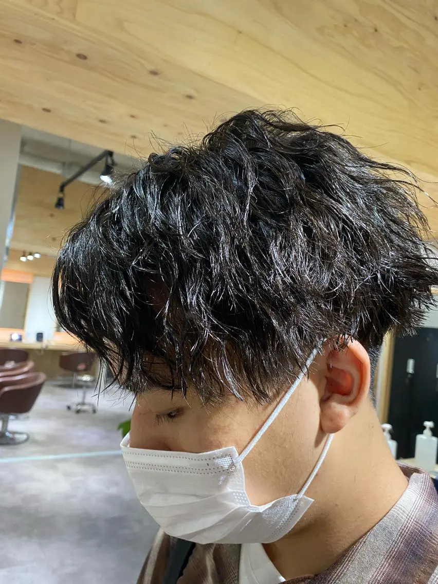 パーマ メンズ カット パーマ トリートメント ヘアセット 再現性No.1ヘア ごーた立川のヘアスタイル