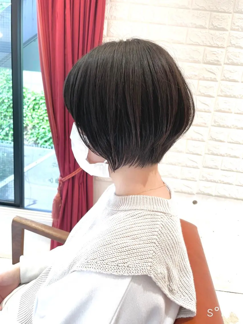 ショート カラー 大人女性ショート専門 tomodaのヘアスタイル