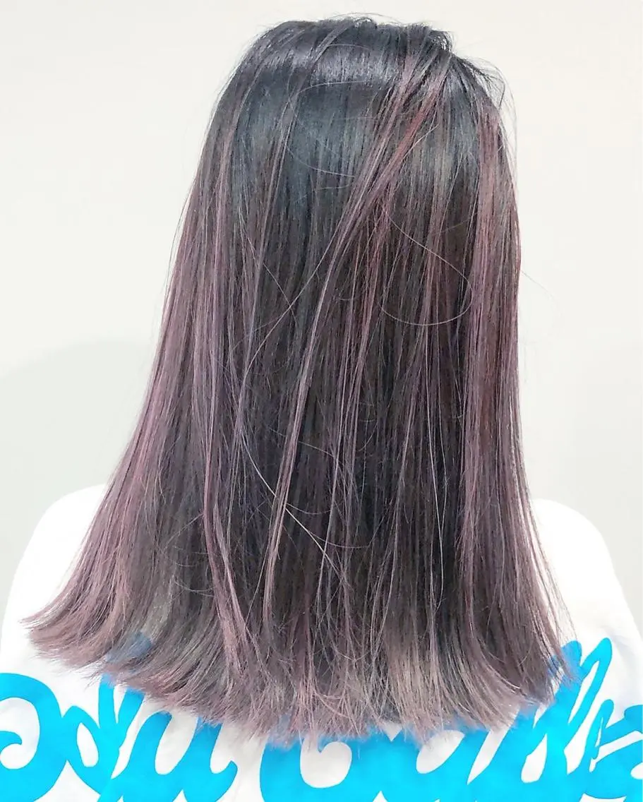 ミディアム カット ヘアカラー 縮毛矯正 トリートメント CLAN クランのヘアスタイル