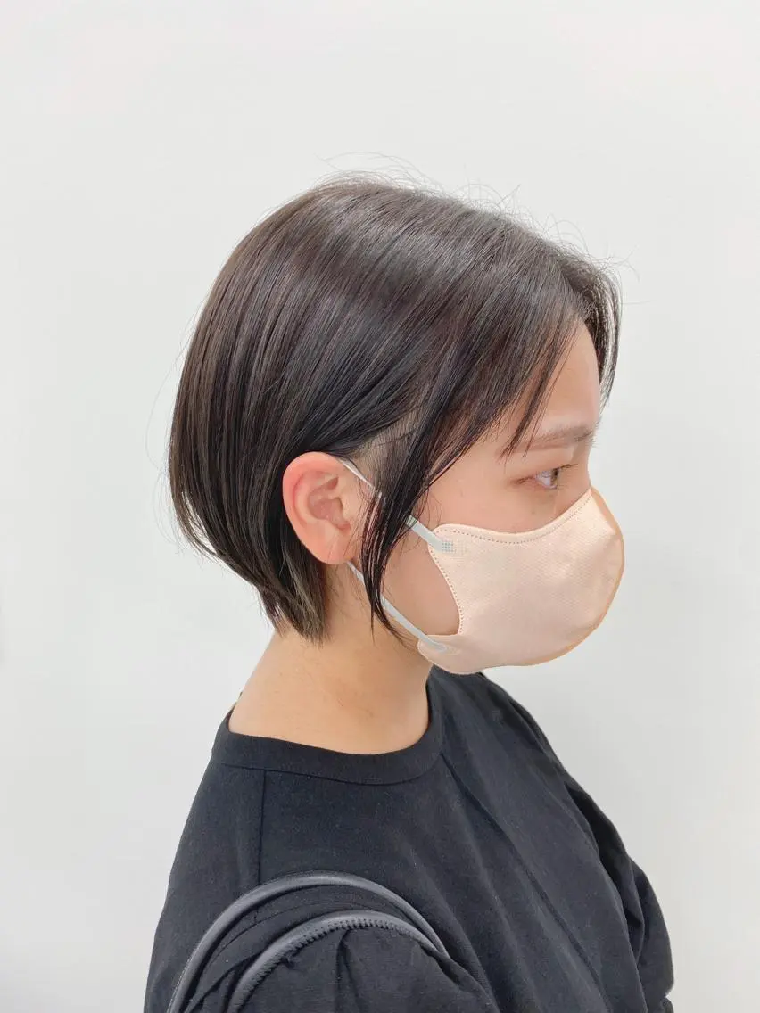 ショート カラー 💕コテ巻き風パーマ 💕KEIYA 💕のヘアスタイル