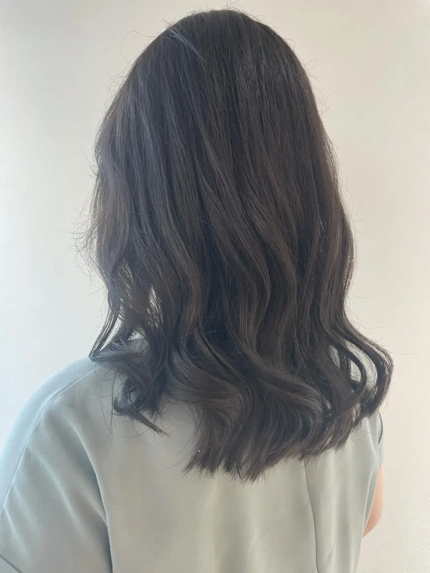 セミロング カット ヘアカラー 店長福島成美/髪質 改善縮毛矯正/カラーのヘアスタイル