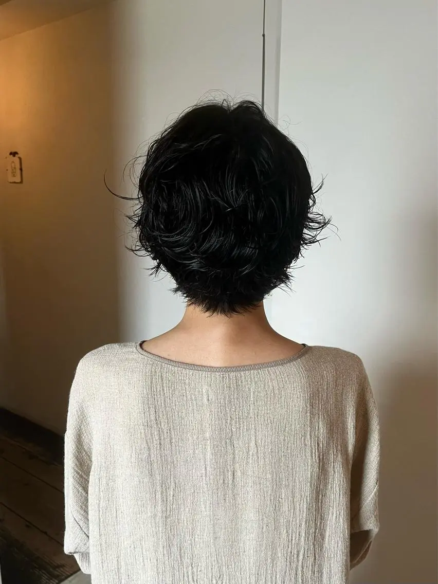 ショート パーマ メンズ room3小出 奈央子のヘアスタイル