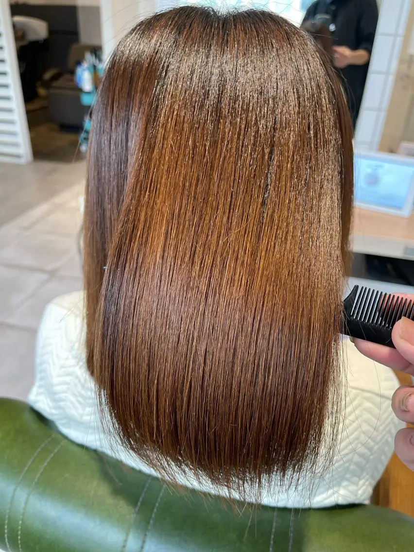 ミディアム EARTH 志木店のヘアスタイル