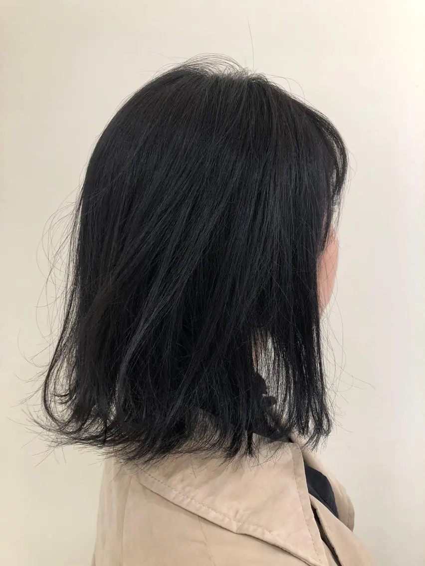 ミディアム カラー レイヤーカット/ ハイライト 千咲季のヘアスタイル