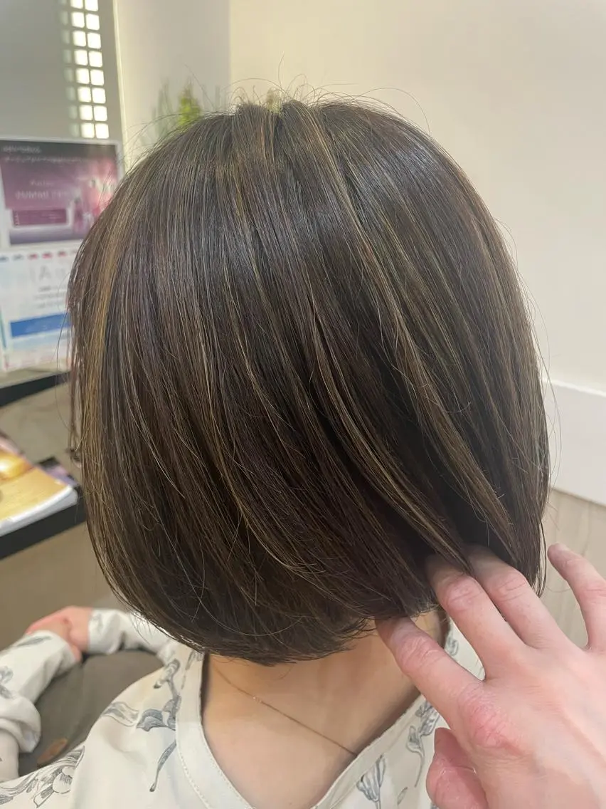 ショート カラー ヘアアレンジ カット ヘアカラー トリートメント リリー /Men's/パーマのヘアスタイル