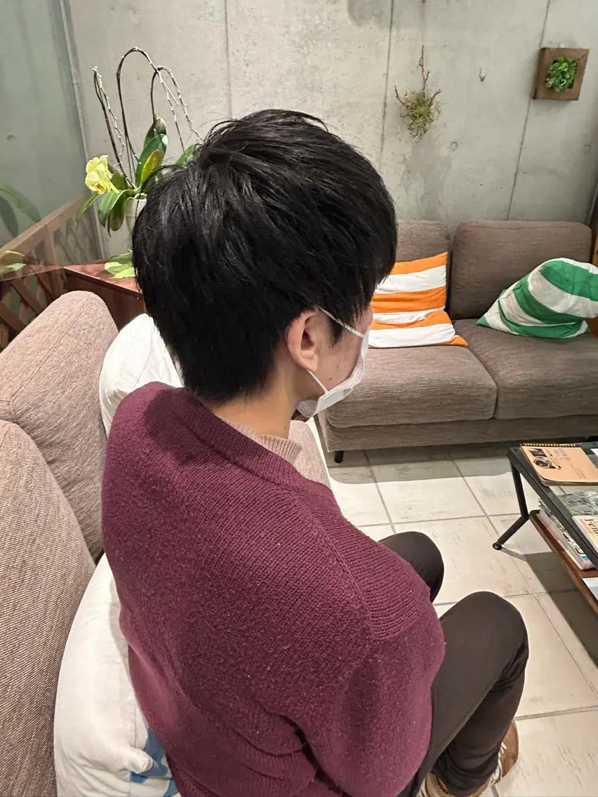 メンズ 増渕 里奈のヘアスタイル