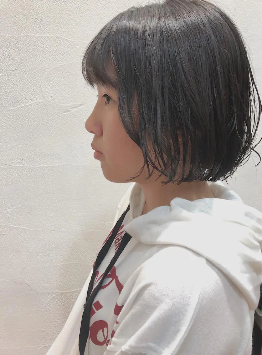 ショート ボブ カット ヘアカラー トリートメント ヘアセット 360°キレイな ショートカットのヘアスタイル