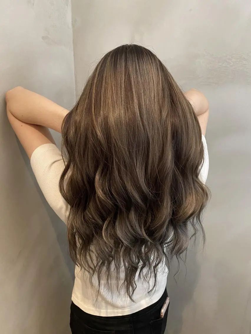 ロング カラー ヘアアレンジ Belle hair Design青野大貴のヘアスタイル