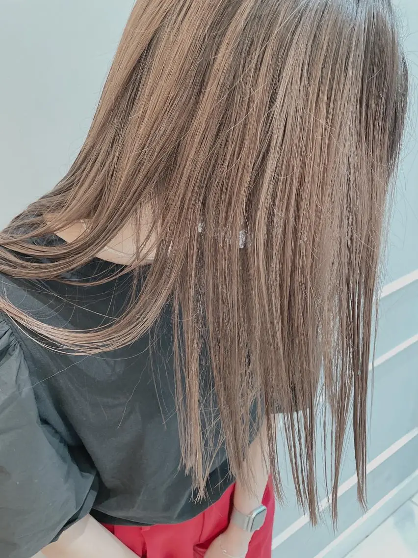 ロング カット ヘアカラー トリートメント 🦖鶴岡 香純🦖のヘアスタイル