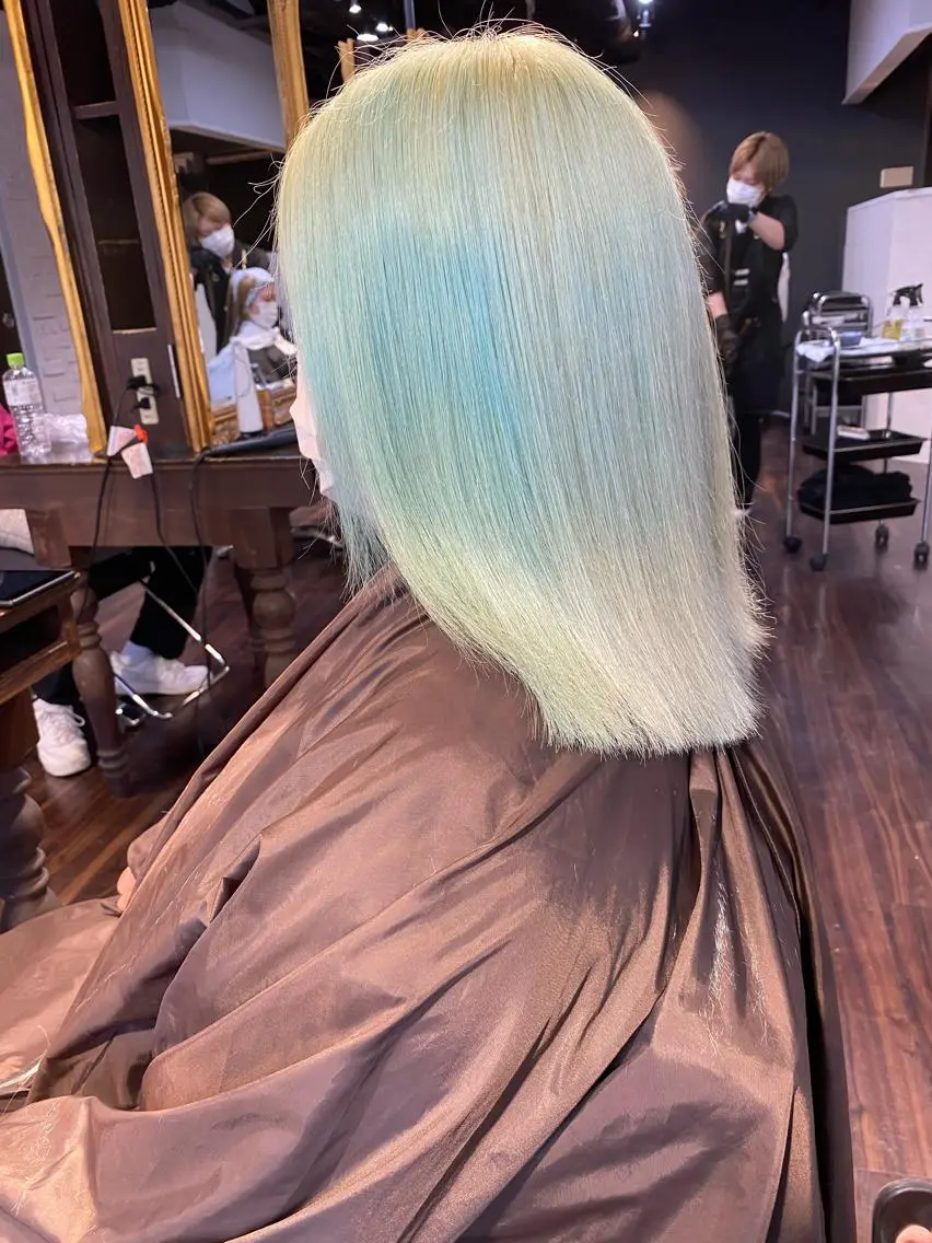 カラー 🧡色落ちまで2度 楽しめる🧡ヨシキのヘアスタイル