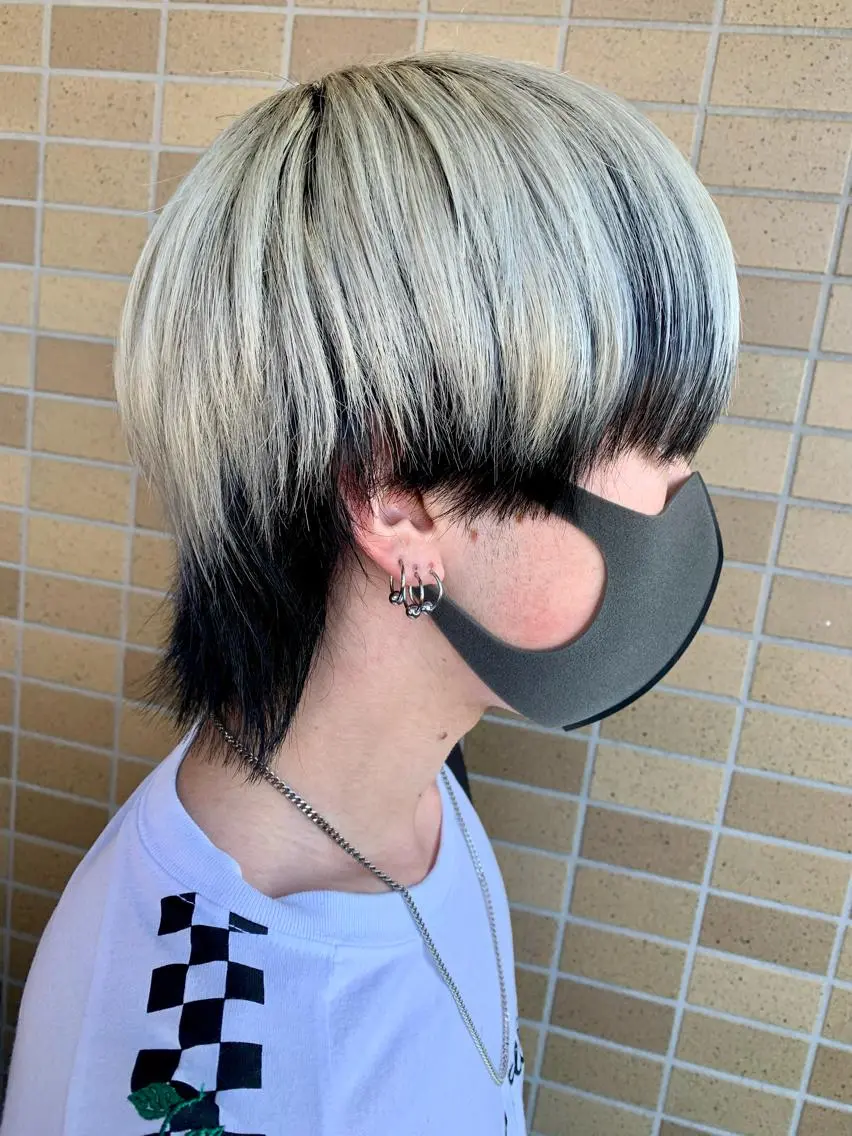 カラー メンズ ヘアカラー stylist 静音「LEON」のヘアスタイル