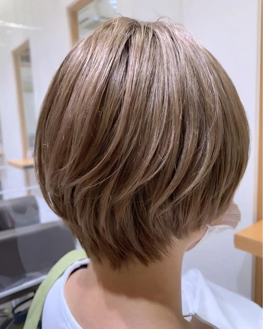 ショート ショートボブ ボブ ショートヘア 前田　真吾 ⭐️パーマの人⭐️のヘアスタイル