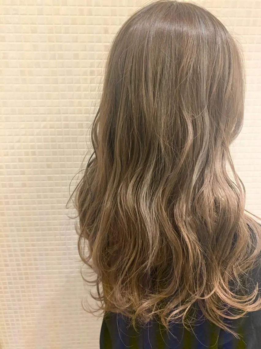 ロング カラー 小沼采唯👧🏼 海好きオヌちゃんのヘアスタイル